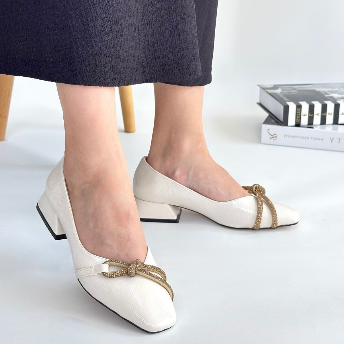 Estay Ten Rugan Topuklu Ayakkabı