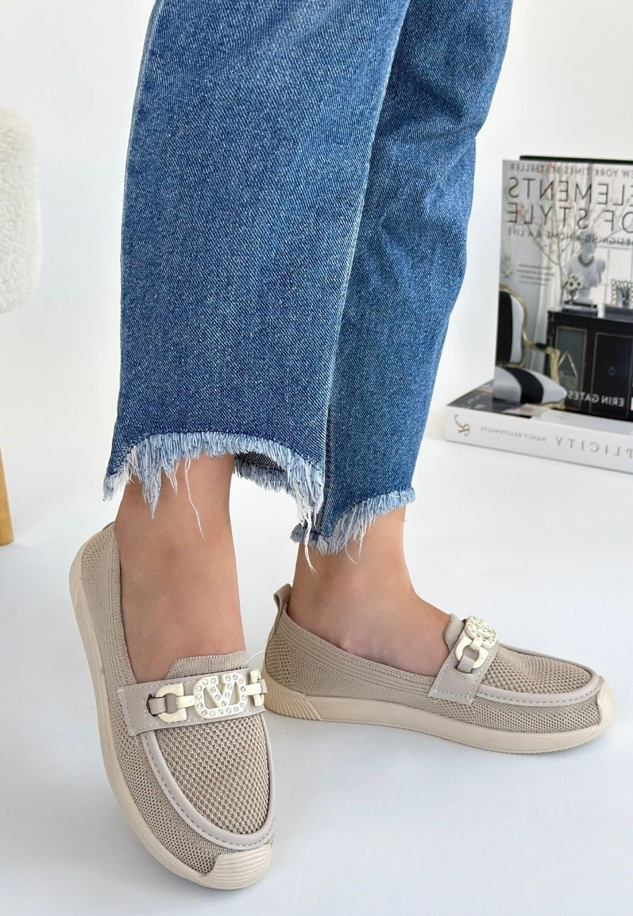 Wata Bej Triko Babet Ayakkabı