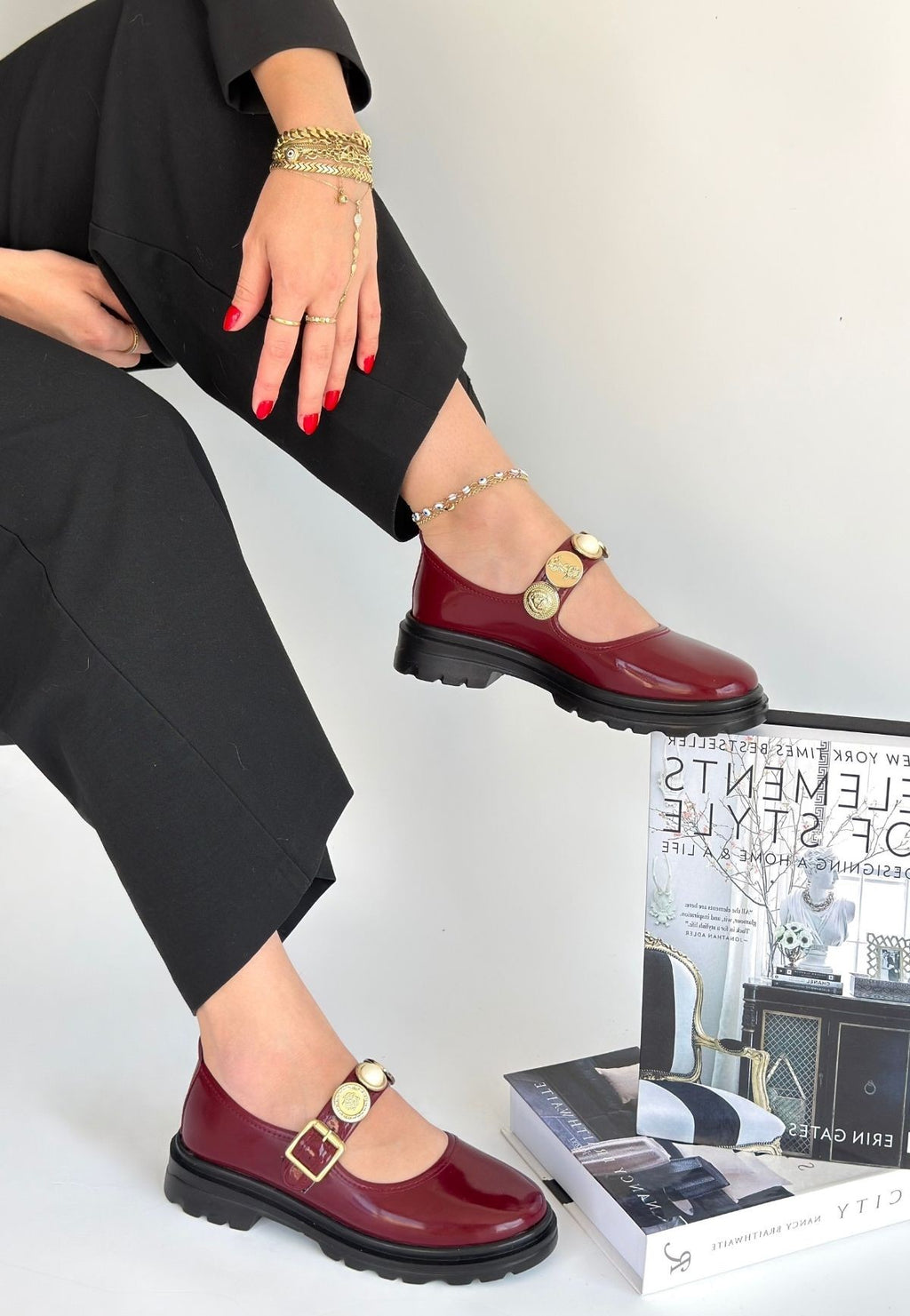 Okira Bordo Rugan Oxford Ayakkabı